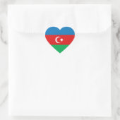 Autocollant en forme de cœur avec le drapeau de l' (Sac)