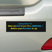 Autocollant en mathématiques spirituelles 10124A-p (En voiture)
