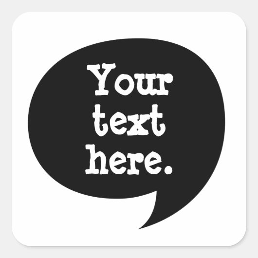 Autocollant en simili-niveaux de dialogue de bande (Devant)