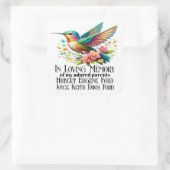 Autocollant En Souvenir Affectueux (Sac)