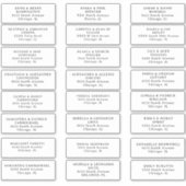 Autocollant en vinyle coupé Étiquette de adresse i (Devant)