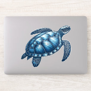 Autocollant en vinyle coupé sur mesure pour tortue