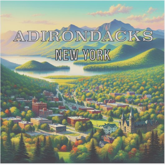 Autocollant en vinyle de 3 pouces New York (Devant)