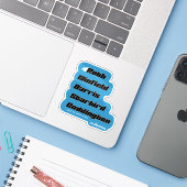 Autocollant en vinyle de famille personnalisée ble (Ordinateur portable avec iPhone)