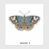 Autocollant en vinyle découpe sur mesure papillon (Feuille)