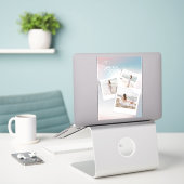 Autocollant en vinyle découpé sur mesure Summer Vi (Ordinateur portable sur le bureau)