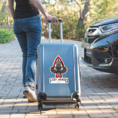 Autocollant en vinyle haute couture Fort Bragg de  (Valise Insitu)