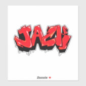 Autocollant en vinyle "Jack" Coupé sur mesure (Feuille)