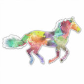 Autocollant en vinyle peint Rainbow (Devant)