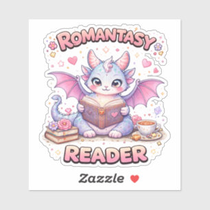 Autocollant en vinyle personnalisé Romantasy Reade