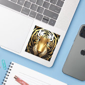 Autocollant en vinyle sur mesure (Ordinateur portable avec iPhone)