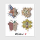 Autocollant en vinyle sur mesure (Feuille)