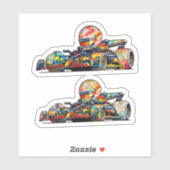 Autocollant en vinyle sur mesure (Feuille)