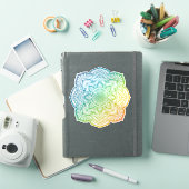 Autocollant en vinyle sur mesure Aki Mandala (Couverture iPad)