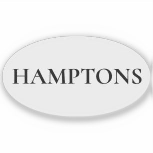 Autocollant en vinyle sur mesure côtier prépa Hamp
