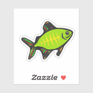 Autocollant en vinyle sur mesure - Poisson Xavier