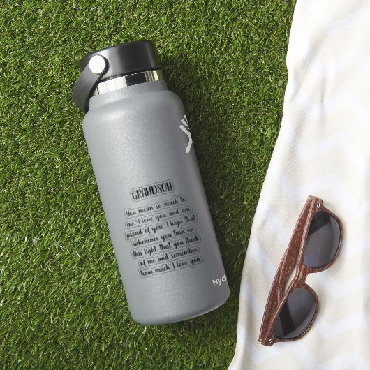 Autocollant en vinyle sur mesure pour petit-fils, (HydroFlask Insitu)