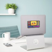 Autocollant en vinyle Waffle+Mochi-Magicartscreen (Ordinateur portable sur le bureau)