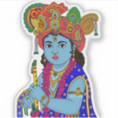 Autocollant Enfant Krishna (Devant)