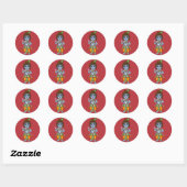 Autocollant Enfant Krishna (Feuille)