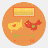 Autocollant enseignant ESL en ligne (Devant)