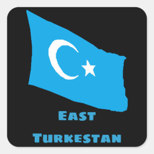Autocollant est de drapeau de Turkestan