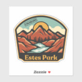 Autocollant Estes Park, Colorado (Feuille)