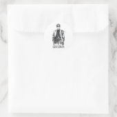 Autocollant esthétique gentleman (Sac)