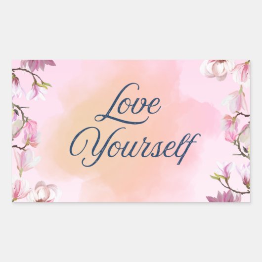Autocollant esthétique Love Yourself (Devant)