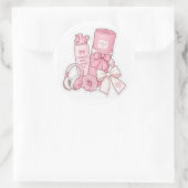 Autocollant esthétique pour fille Pilates (Sac)