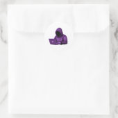 autocollant esthétique violet pixel art cyber pira (Sac)