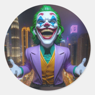 autocollant et étiquettes de joker