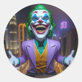 autocollant et étiquettes de joker