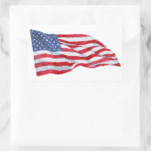 Autocollant étanche à agiter drapeau américain (Sac)