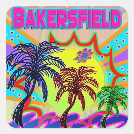 Autocollant éternel de Bakersfield (Devant)