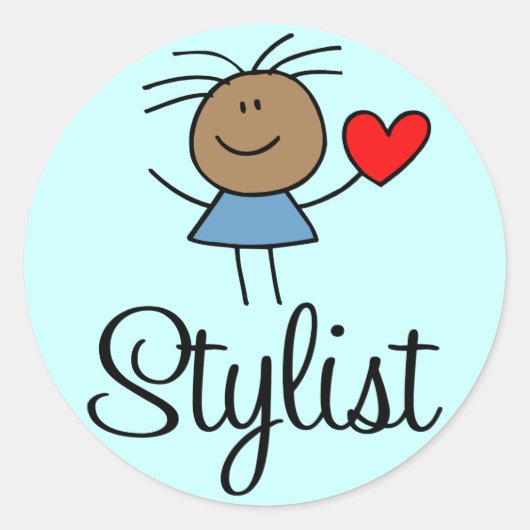 Autocollant ethnique Styliste (Devant)