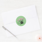 Autocollant Étiquette Bouledogue français (Enveloppe)