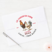 Autocollant Étiquette de carton pour oeufs frais d (Enveloppe)