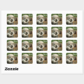 Autocollant / Étiquette de chiot Labrador Retrieve (Feuille)