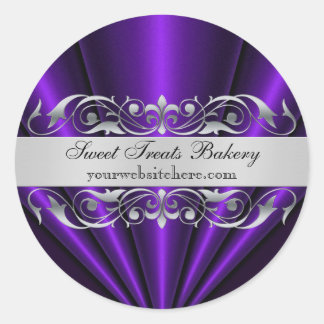 Autocollant Étiquette de cueillette à gâteau viole