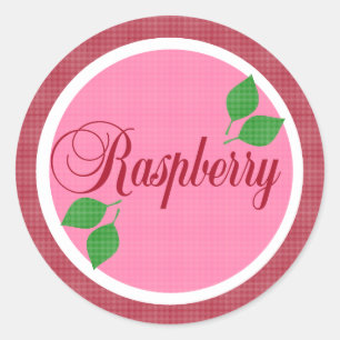 Autocollant Étiquette de framboise