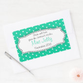 Autocollant étiquette de nourriture Mint Jelly (Enveloppe)