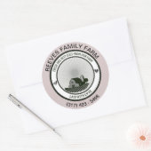 Autocollant Étiquette d'élevage d'oeufs Carton Far (Enveloppe)