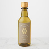 Autocollant Étiquette Kraft & Rustic Honey ou Mead (Devant)