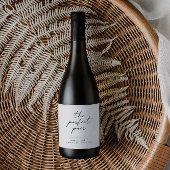 Autocollant Étiquette mariage à bouteille de vin a