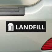 Autocollant Étiquette pour ordures de décharge (En voiture)