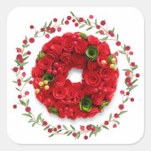 Autocollant, Étiquette - Rose (Devant)