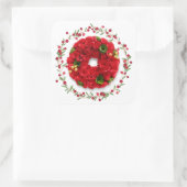 Autocollant, Étiquette - Rose (Sac)