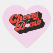 Autocollant étoile Cherry Bomb (Devant)