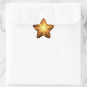 Autocollant (étoile dorée) (Sac)